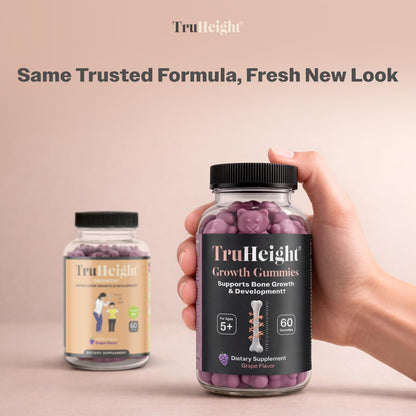 TruHeight Growth Capsules - Tall Nutrition for Natural Growth Supplement for Kids & Teens