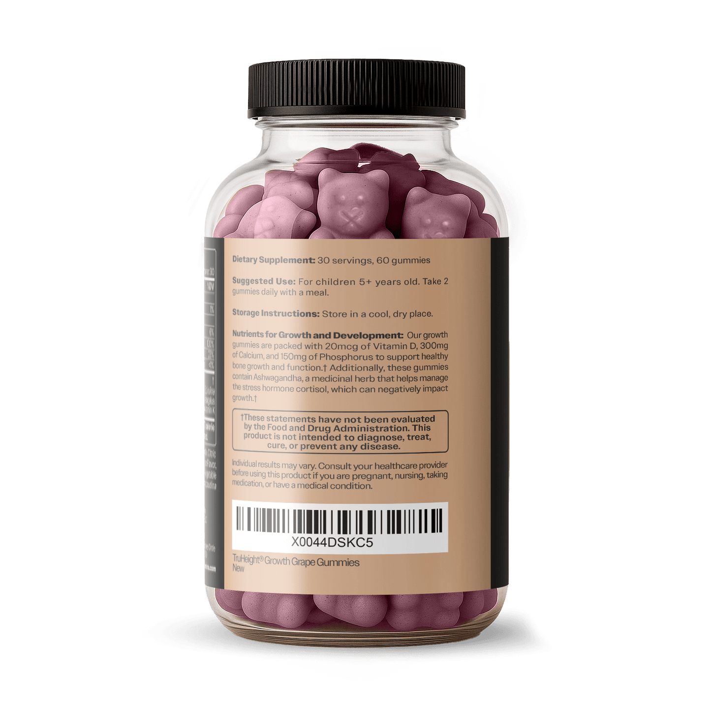 TruHeight Growth Capsules - Tall Nutrition for Natural Growth Supplement for Kids & Teens